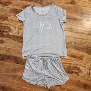 Rae Dunn Astrology Cancer women's pajamas, size medium